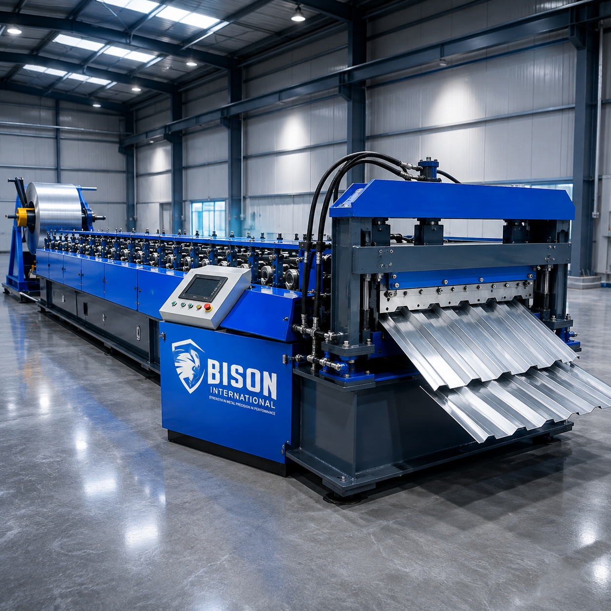 TrapezoidalRoof Sheet Machine